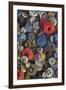 Pile of antique buttons-Mallorie Ostrowitz-Framed Premium Photographic Print