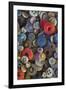 Pile of antique buttons-Mallorie Ostrowitz-Framed Premium Photographic Print