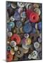 Pile of antique buttons-Mallorie Ostrowitz-Mounted Photographic Print