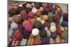 Pile of balls of yarn for weaving, Chinchero, Department of Cuzco, Peru.-Merrill Images-Mounted Photographic Print