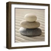 Pile of Pebbles-Gregor Schuster-Framed Art Print