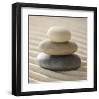 Pile of Pebbles-Gregor Schuster-Framed Art Print