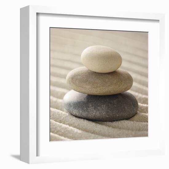 Pile of Pebbles-Gregor Schuster-Framed Art Print