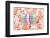 Pile of Russian Rubles Bills on the Money Background-blinow61-Framed Photographic Print