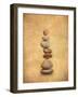 Pile of Stones on a White-Shaun Wilkinson-Framed Art Print