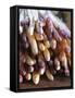 Pile of White Asparagus, Clos Des Iles, Le Brusc, Cote d'Azur, Var, France-Per Karlsson-Framed Stretched Canvas