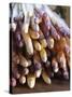 Pile of White Asparagus, Clos Des Iles, Le Brusc, Cote d'Azur, Var, France-Per Karlsson-Stretched Canvas