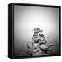 Piled Rocks-null-Framed Stretched Canvas