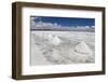 Piles of Salt on the Surface of the Salar De Uyuni Salt Lake, Bolivia-zanskar-Framed Photographic Print