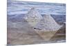 Piles of Salt on the Surface of the Salar De Uyuni Salt Lake, Bolivia-zanskar-Mounted Photographic Print