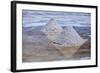 Piles of Salt on the Surface of the Salar De Uyuni Salt Lake, Bolivia-zanskar-Framed Photographic Print