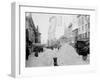 Piles of Snow on Broadway, after Storm, New York-null-Framed Photo