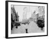 Piles of Snow on Broadway, after Storm, New York-null-Framed Photo