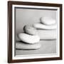 Piles of Stones BW 01-Tom Quartermaine-Framed Giclee Print