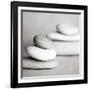 Piles of Stones BW 01-Tom Quartermaine-Framed Giclee Print