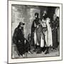 Pilgrim (A) Palmer (D) Hospitaller (B) Templar Knight (C) and Conventual Templar (E). (A Pilgrim's-null-Mounted Giclee Print