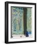 Pilgrim at the Shrine of Hazrat Ali, Mazar-I-Sharif, Afghanistan-Jane Sweeney-Framed Photographic Print