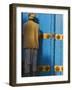 Pilgrim at the Shrine of Hazrat Ali, Mazar-I-Sharif, Afghanistan-Jane Sweeney-Framed Photographic Print