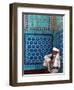 Pilgrim at the Shrine of Hazrat Ali, Who was Assassinated in 661, Mazar-I-Sharif, Afghanistan-Jane Sweeney-Framed Photographic Print