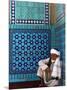 Pilgrim at the Shrine of Hazrat Ali, Who was Assassinated in 661, Mazar-I-Sharif, Afghanistan-Jane Sweeney-Mounted Photographic Print