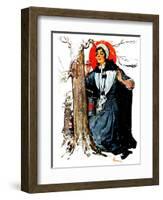 "Pilgrim Collecting Sap,"February 25, 1928-Elbert Mcgran Jackson-Framed Giclee Print