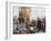 Pilgrim Fathers Boarding the Mayflower-null-Framed Giclee Print