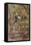 Pilgrim Monk, Miniature, Dunhuang, Chinese Civilization, 9th Century-null-Framed Stretched Canvas