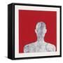 Pilgrim on Red-Alex Dunn-Framed Stretched Canvas