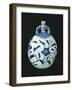 Pilgrim's 'Blue and White' Gourd with Floral Decorations, c.1403-24-null-Framed Giclee Print