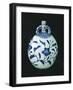 Pilgrim's 'Blue and White' Gourd with Floral Decorations, c.1403-24-null-Framed Giclee Print