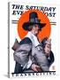 "Pilgrim," Saturday Evening Post Cover, November 29, 1924-Joseph Christian Leyendecker-Stretched Canvas