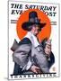 "Pilgrim," Saturday Evening Post Cover, November 29, 1924-Joseph Christian Leyendecker-Mounted Giclee Print