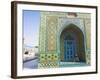 Pilgrim Sits in a Niche at the Shrine of Hazrat Ali, Mazar-I-Sharif, Afghanistan-Jane Sweeney-Framed Photographic Print