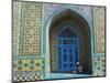 Pilgrim Sits in a Niche at the Shrine of Hazrat Ali, Mazar-I-Sharif, Afghanistan-Jane Sweeney-Mounted Photographic Print