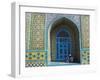 Pilgrim Sits in a Niche at the Shrine of Hazrat Ali, Mazar-I-Sharif, Afghanistan-Jane Sweeney-Framed Photographic Print