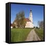 Pilgrimage Church of Birnau Abbey in Spring, Lake Constance, Baden-Wurttemberg, Germany-Markus Lange-Framed Stretched Canvas