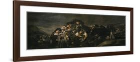 Pilgrimage or Festival of San Isidro, 1810-23 Black Painting 140X438Cm, Detail-Francisco de Goya-Framed Giclee Print