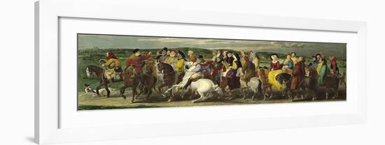 Pilgrimage to Canterbury-Thomas Stothard-Framed Premium Giclee Print