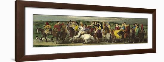 Pilgrimage to Canterbury-Thomas Stothard-Framed Premium Giclee Print