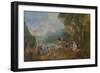 Pilgrimage to Cythera (Embarkation for Cyther), 1717-Jean Antoine Watteau-Framed Premium Giclee Print