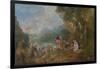 Pilgrimage to Cythera (Embarkation for Cyther), 1717-Jean Antoine Watteau-Framed Giclee Print