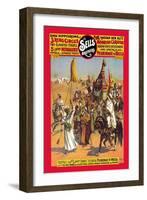 Pilgrimage to Mecca: Sells Brothers Circus-null-Framed Art Print