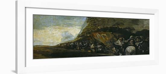 Pilgrimage to the Well of San Isidro (The Inquisition), 1820-1823.-Francisco de Goya y Lucientes-Framed Giclee Print