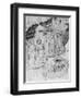 Pilgrims Arriving in Holy Land during Crusades-null-Framed Giclee Print