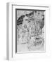 Pilgrims Arriving in Holy Land during Crusades-null-Framed Giclee Print