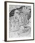 Pilgrims Arriving in Holy Land during Crusades-null-Framed Giclee Print