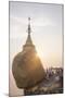 Pilgrims at Golden Rock Stupa (Kyaiktiyo Pagoda) at Sunset, Mon State, Myanmar (Burma), Asia-Matthew Williams-Ellis-Mounted Photographic Print