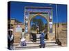 Pilgrims at Main Entrance Arch, Sufi Shrine of Gazargah, Herat, Herat Province, Afghanistan-Jane Sweeney-Stretched Canvas