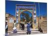 Pilgrims at Main Entrance Arch, Sufi Shrine of Gazargah, Herat, Herat Province, Afghanistan-Jane Sweeney-Mounted Photographic Print