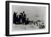 Pilgrims at Plymouth-Clyde O. Deland-Framed Giclee Print